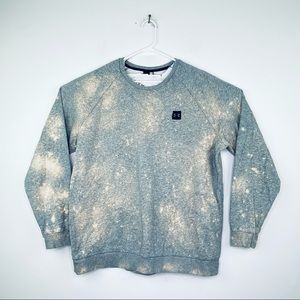 Under Armour 2XL Crewneck Sweatshirt Bleach Dyed